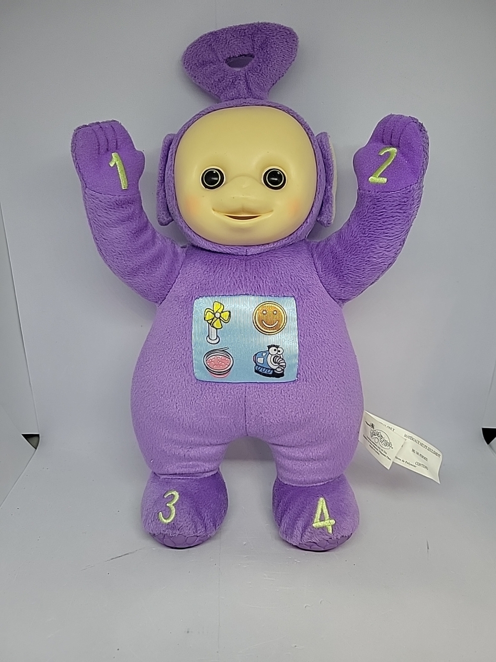 Purple Numbered Plush Learning Doll - Soft Educational Toy